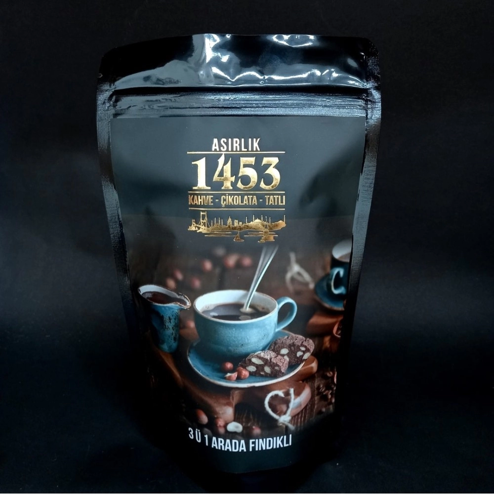 Üçü Bir Arada Fındıklı Kahve Doypack 200 gr